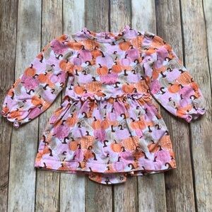 Rufflebutts Pumpkin Patch Skirted Romper